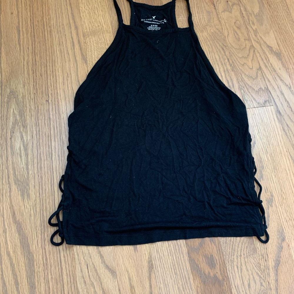 black tank top